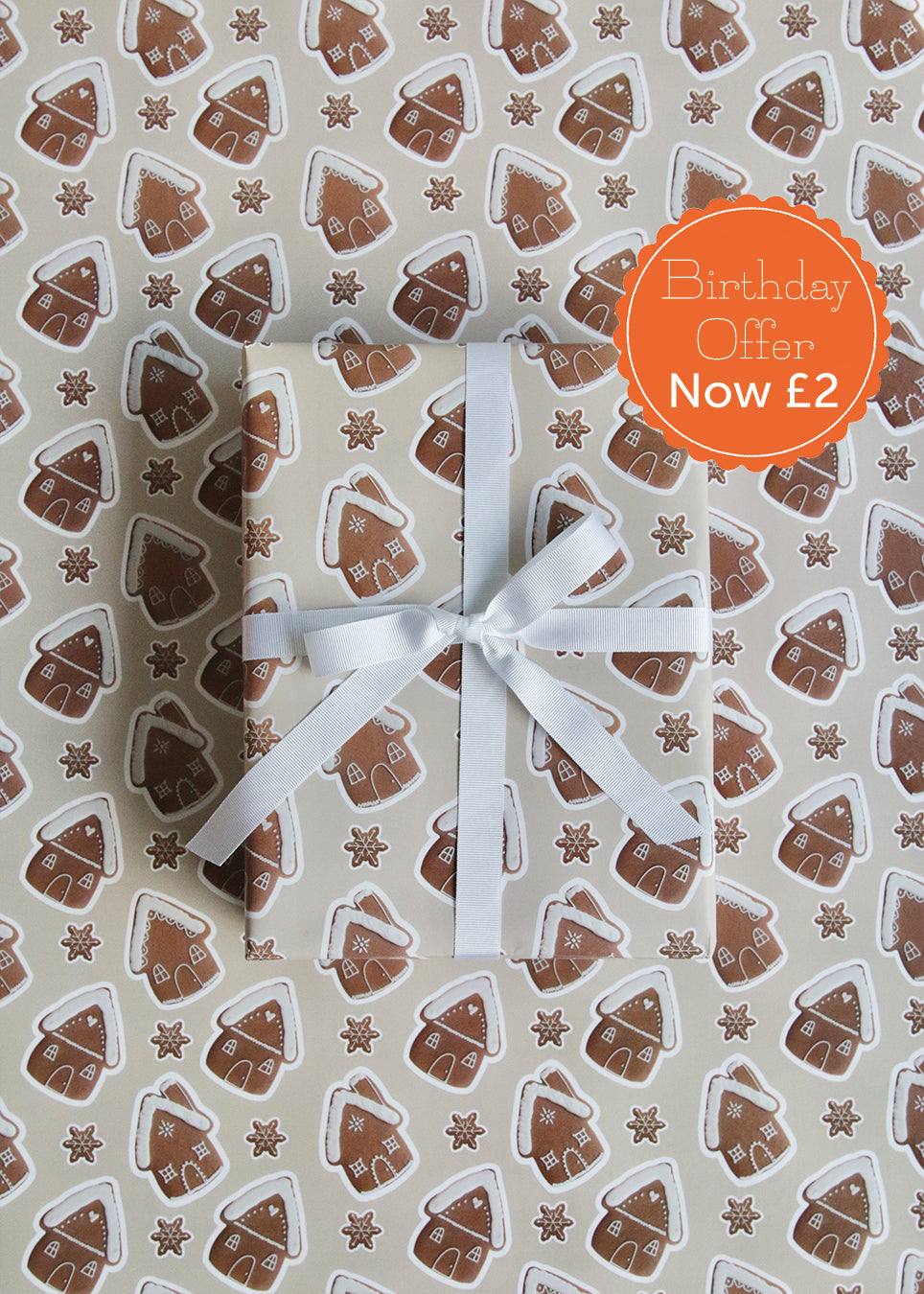 Gingerbread House Wrapping Paper