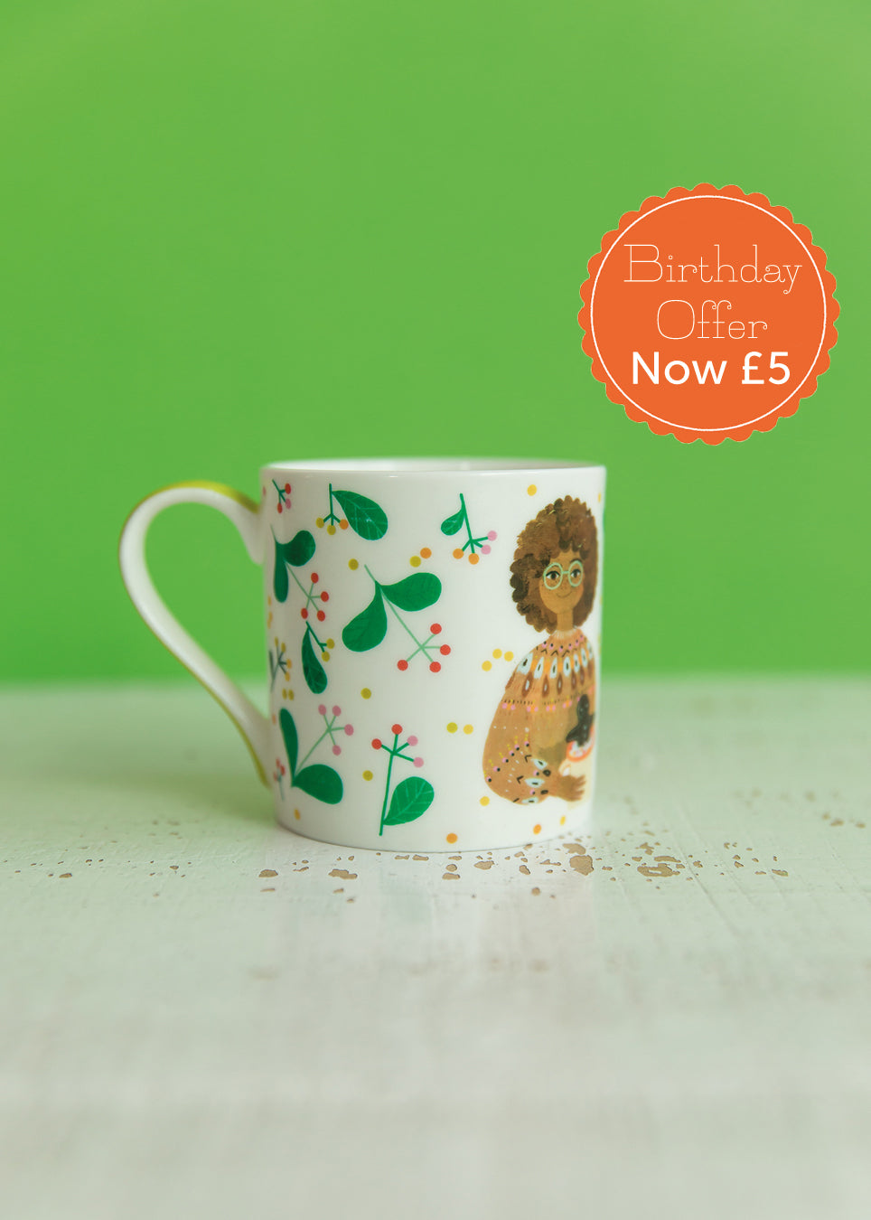 Christmas Girls with Gingerbread Mug