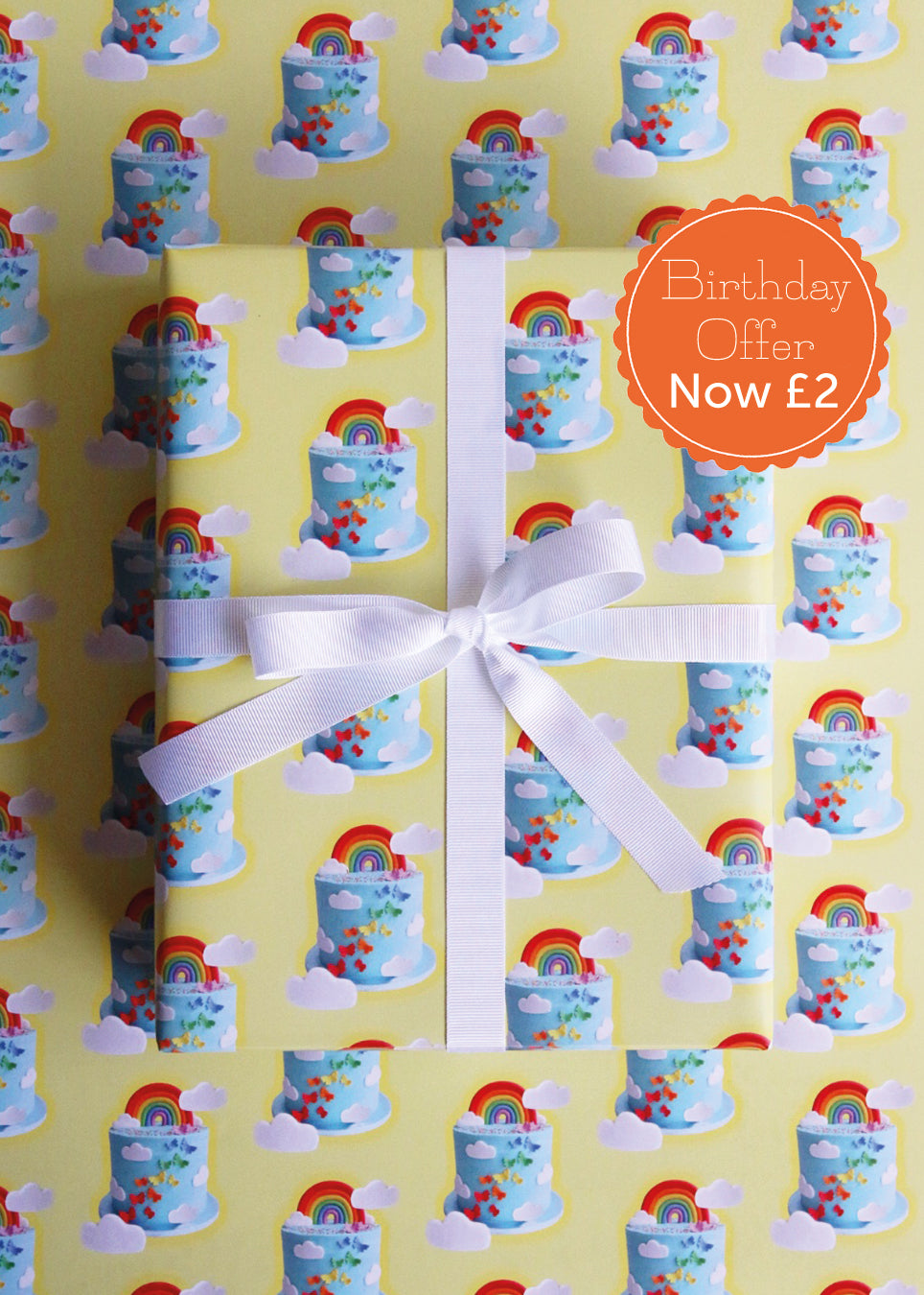 Rainbow Cake Wrapping Paper