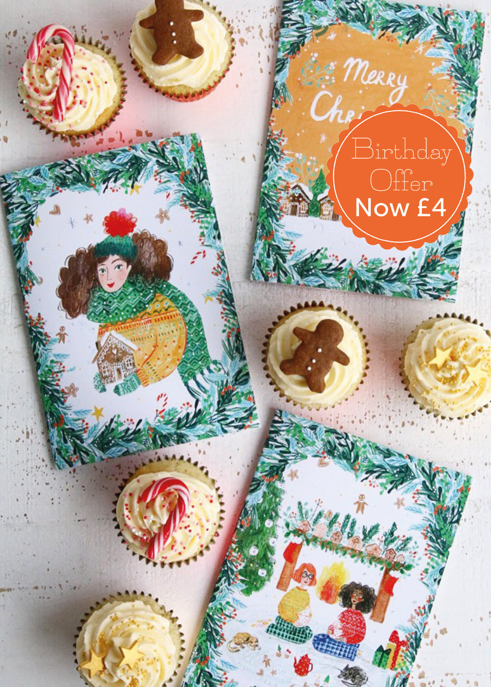 Set of Three Christmas Notebooks