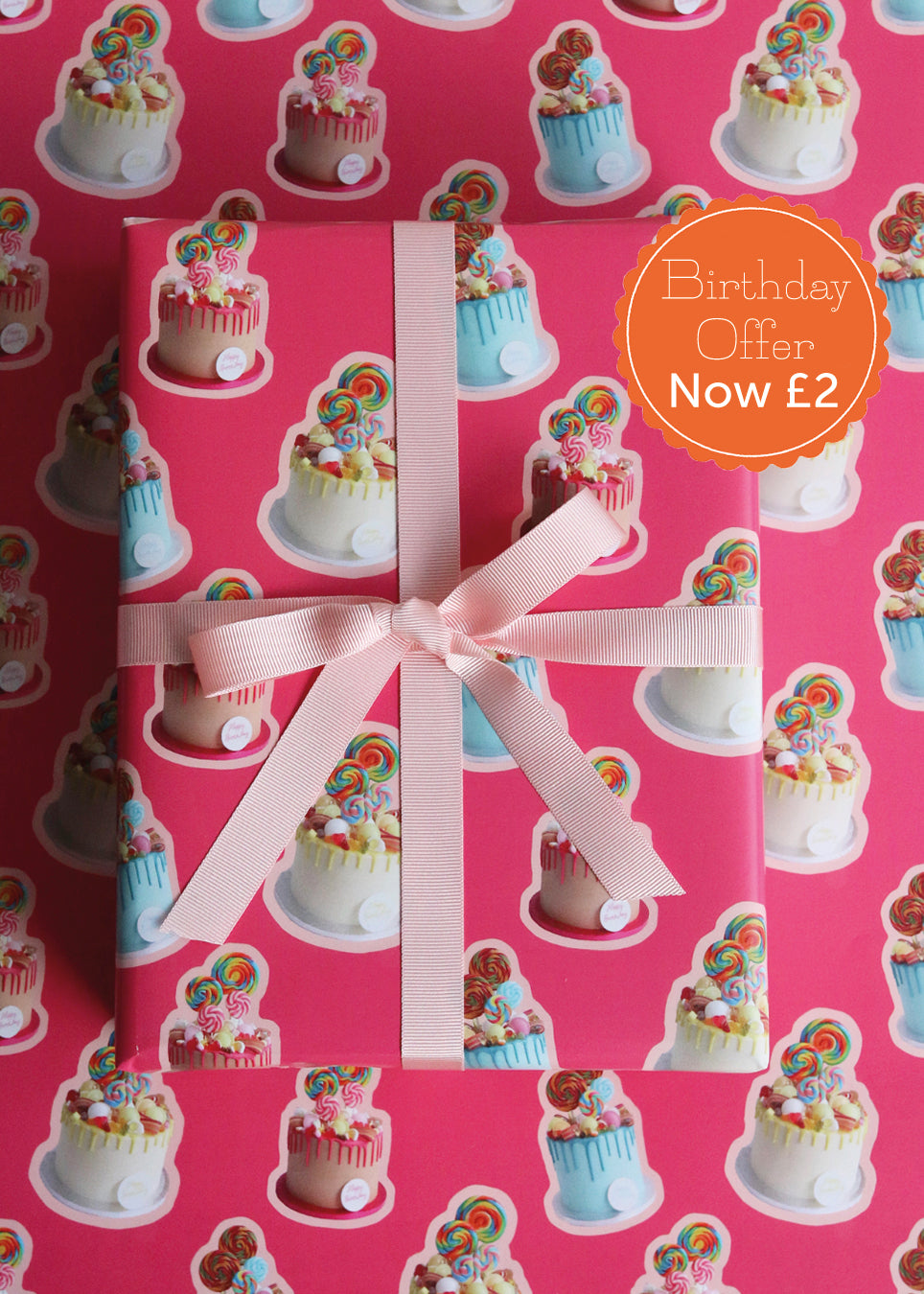Sweetie Cake Wrapping Paper