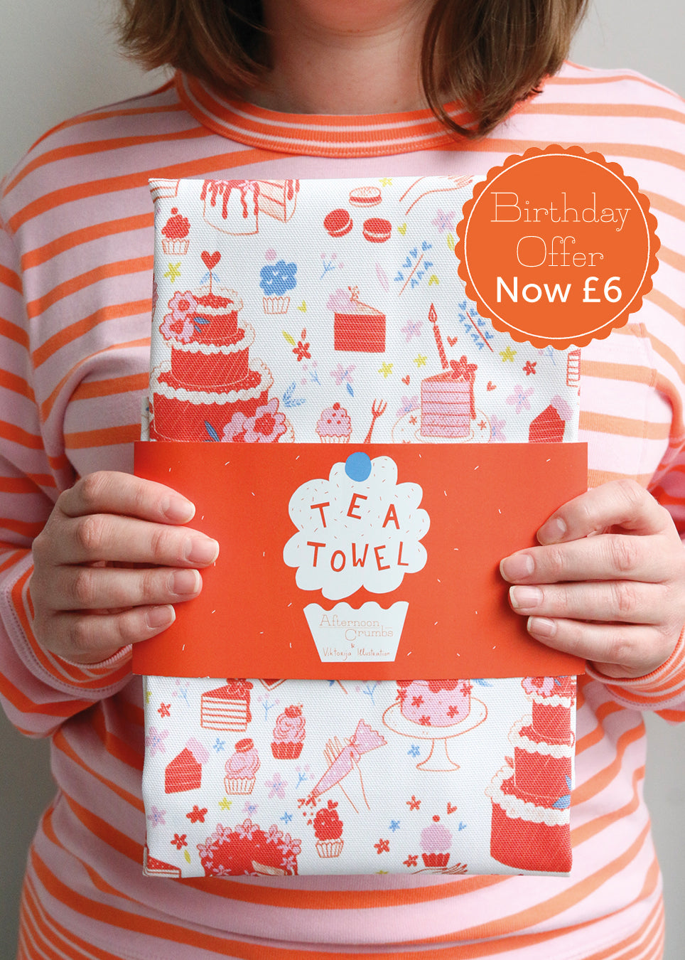 'Spreading Sweetness' Tea Towel