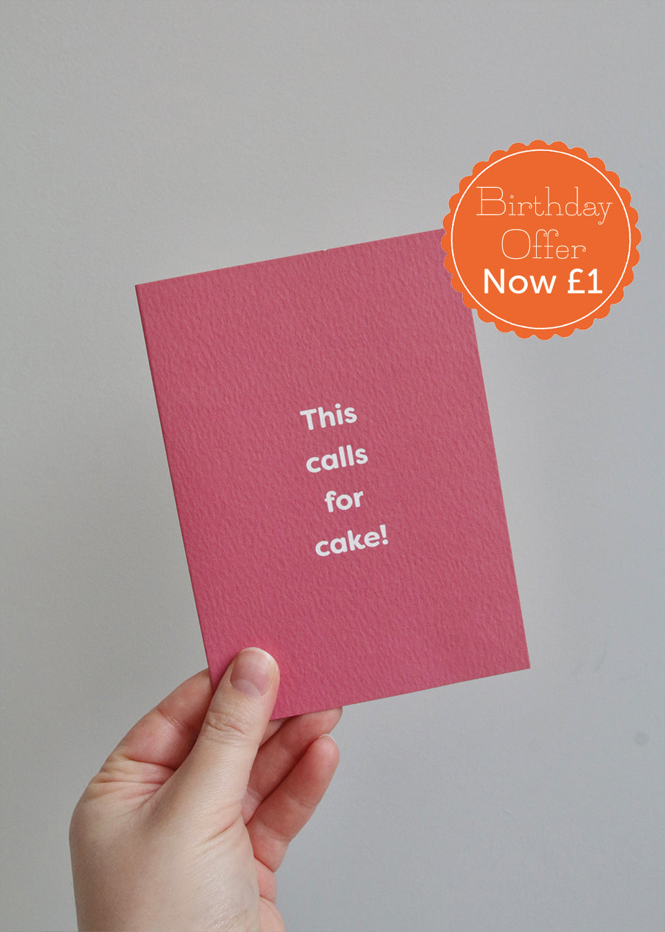 This Calls for Cake Card