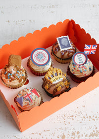 Box of Coronation Cupcakes