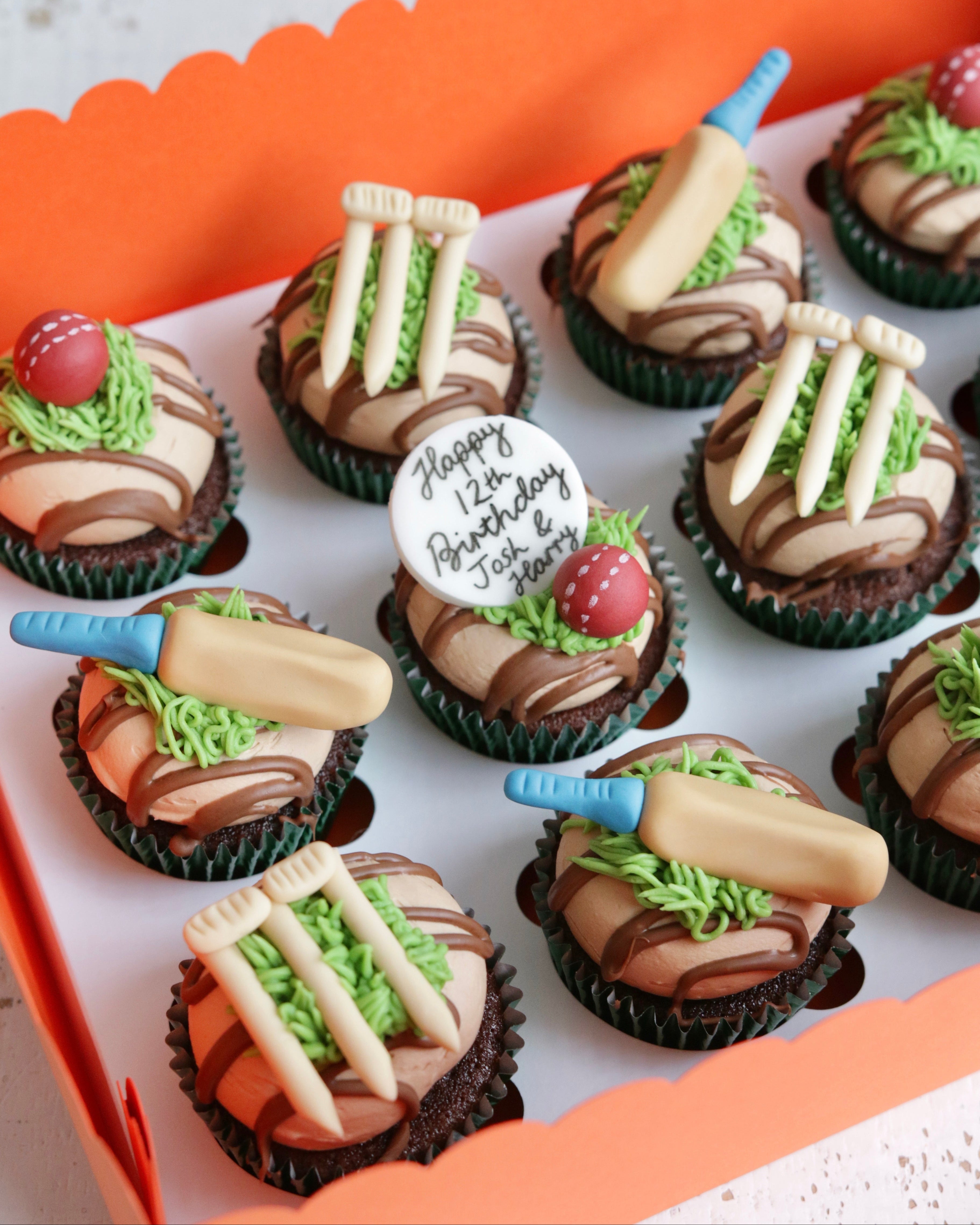 Cricket Cupcakes Close Up