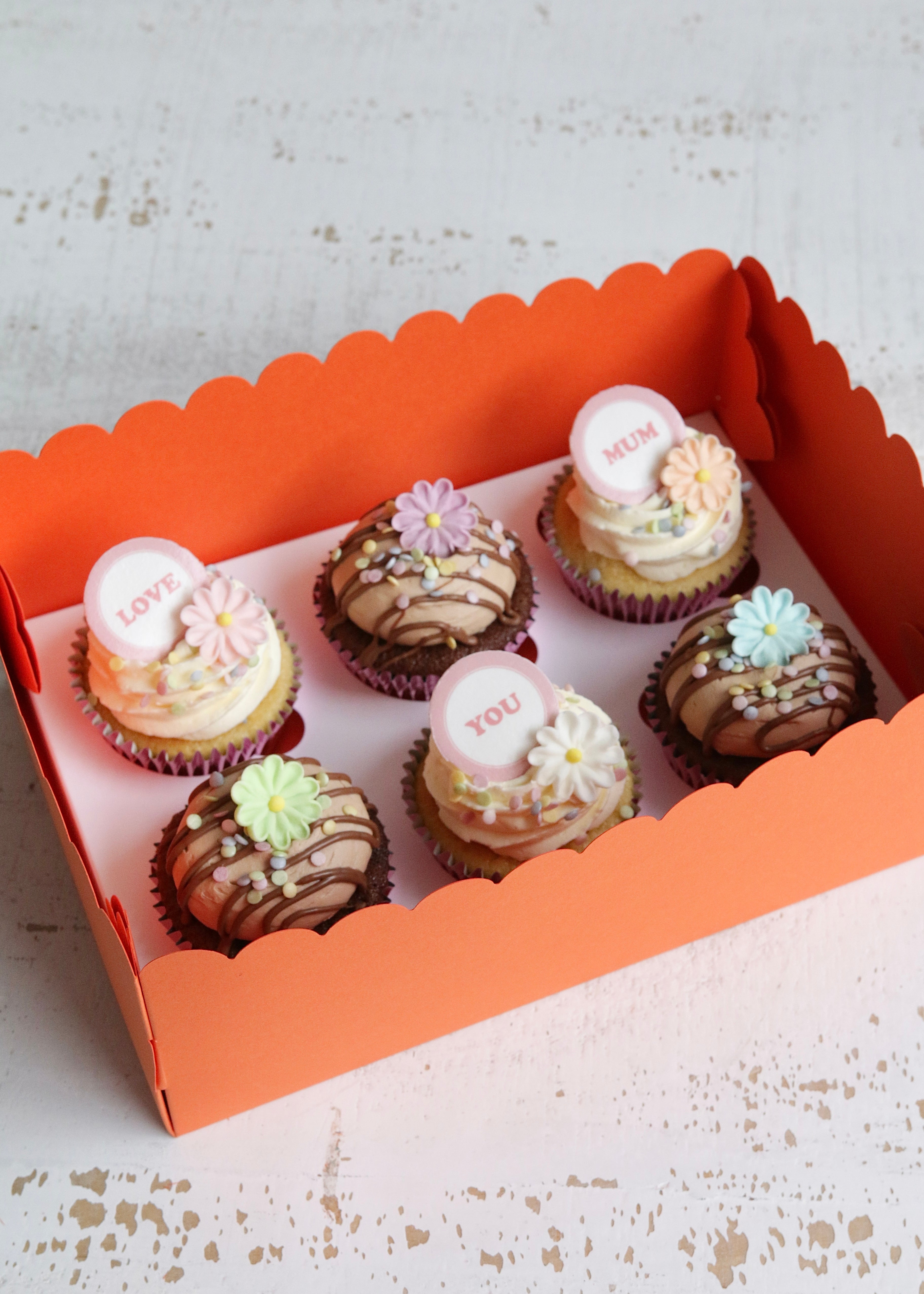 Pastel Petals Mother's Day Cupcakes