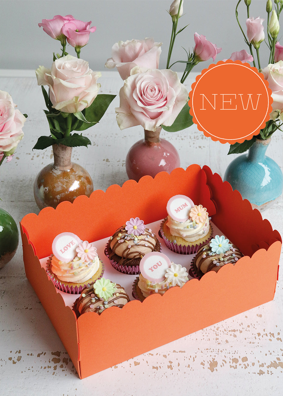 Pastel Petals Mother's Day Cupcakes