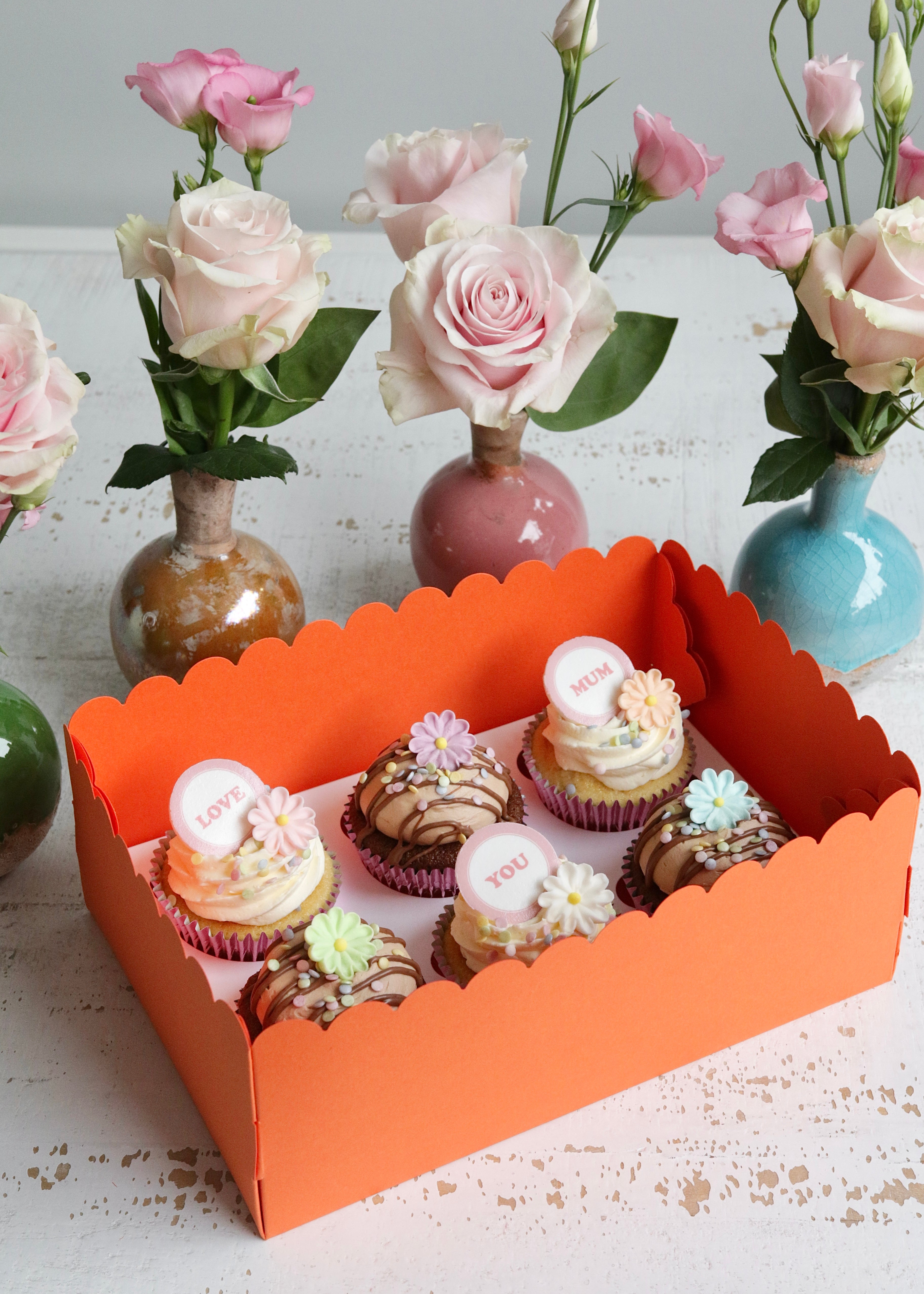 Pastel Petals Mother's Day Cupcakes