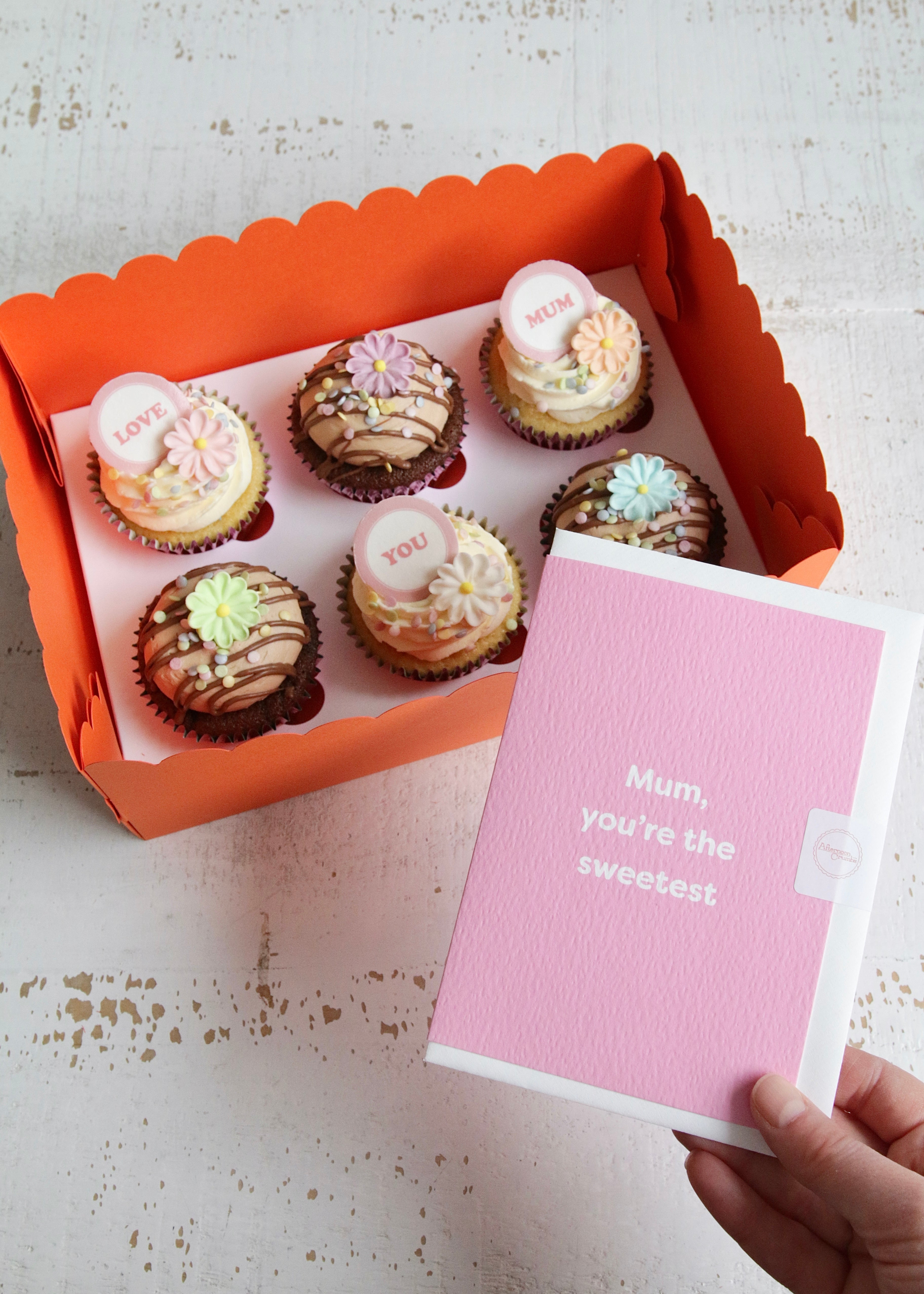 Pastel Petals Mother's Day Cupcakes