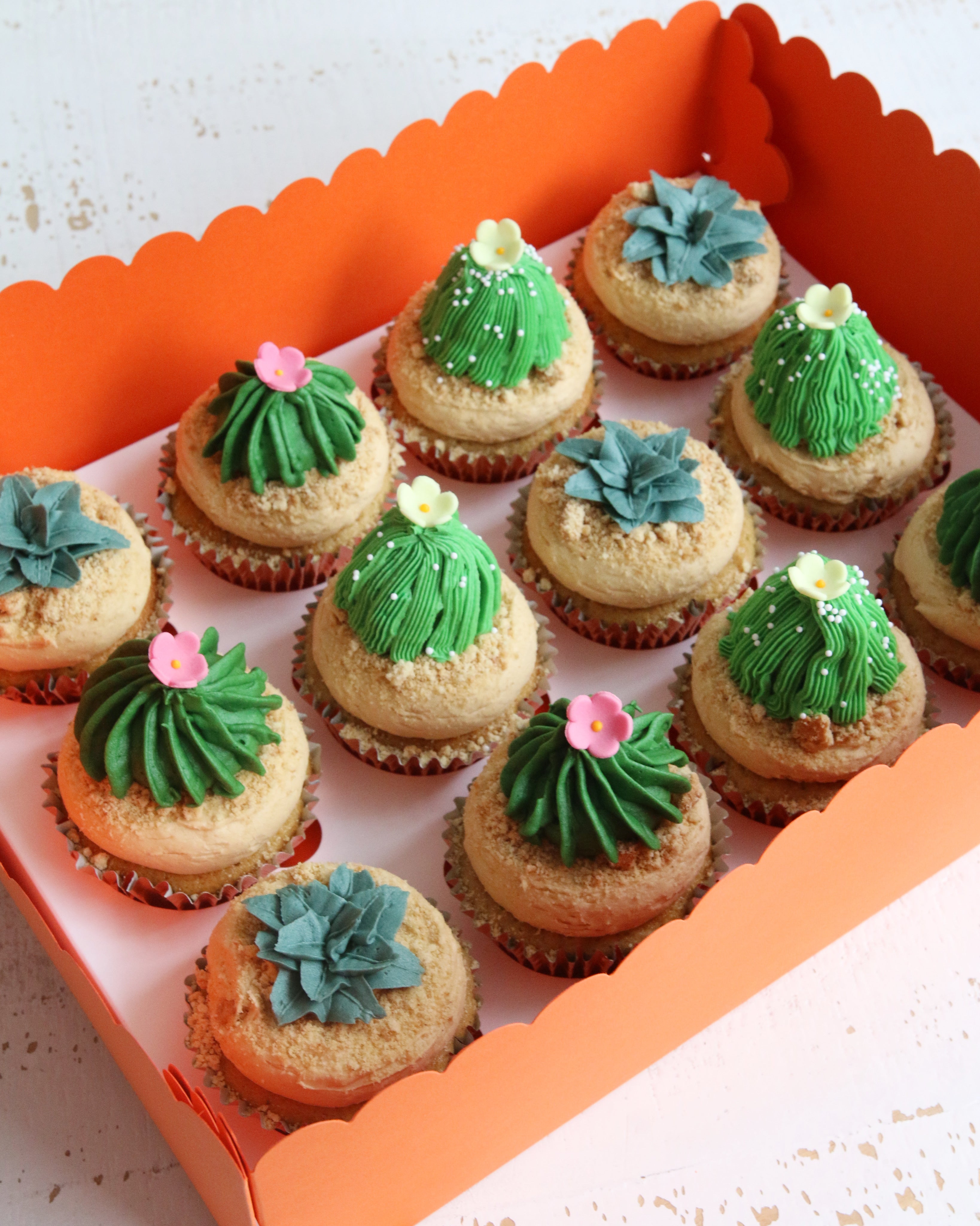 Flower & Cactus Cakes
