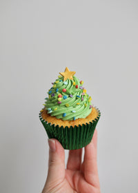 Christmas Tree Cupcakes