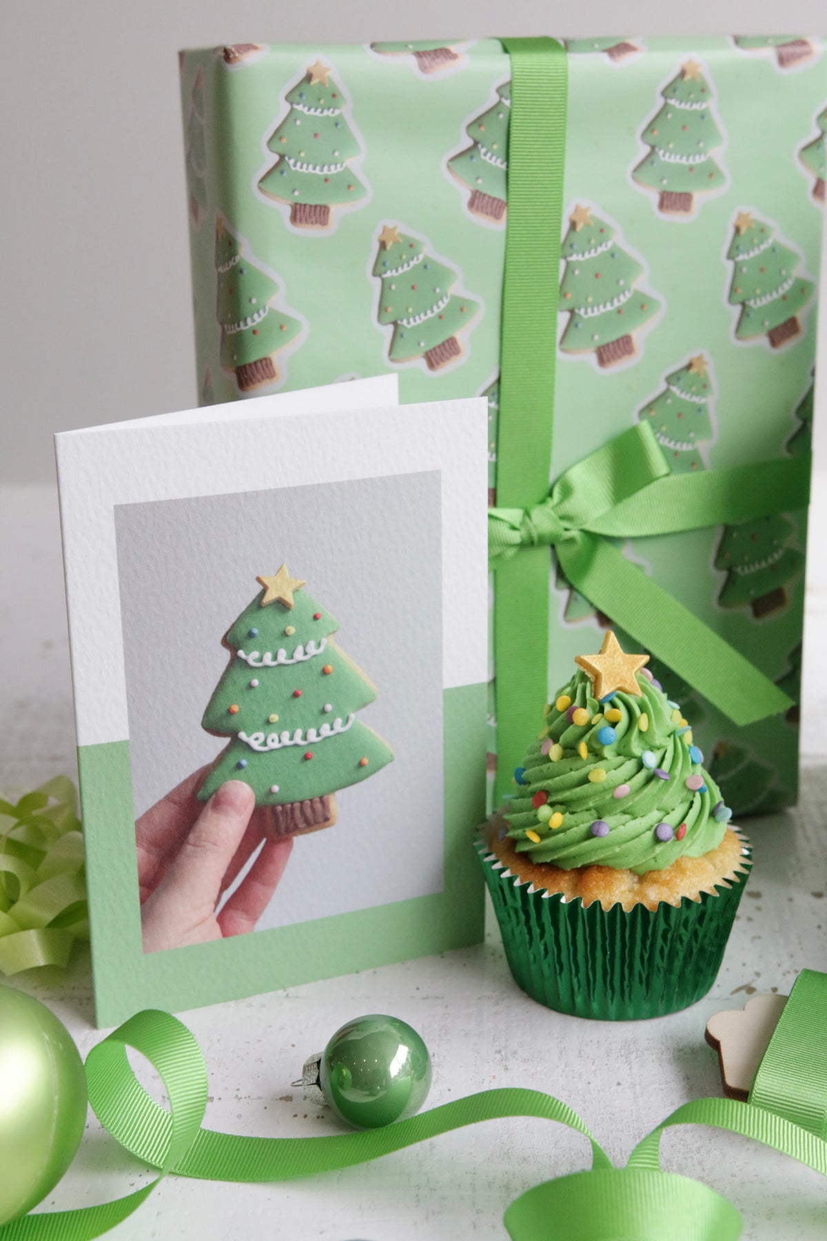 Christmas Tree Cupcakes