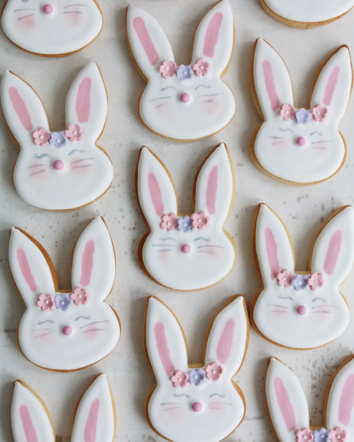 Bunny Face Biscuits