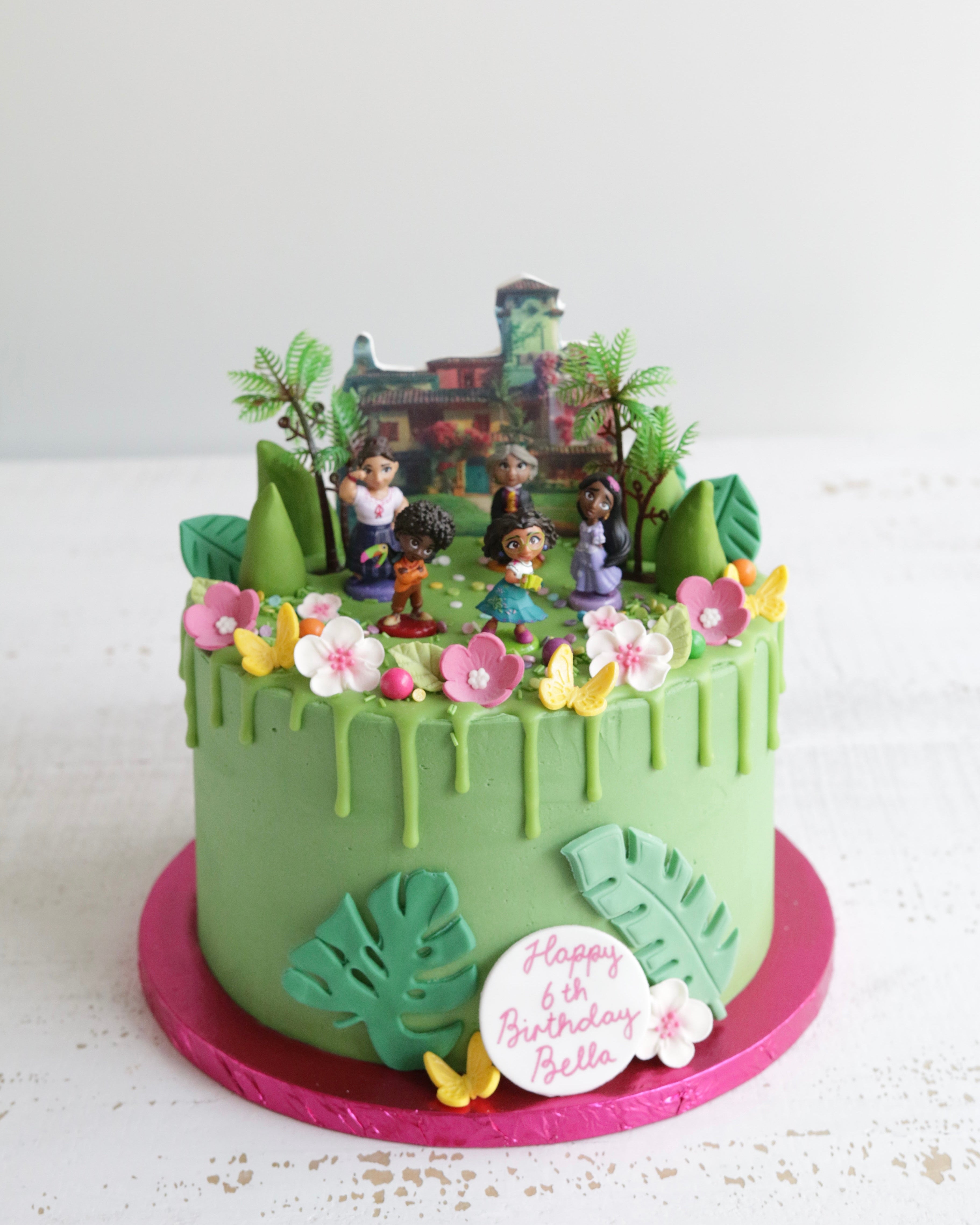 Encanto Birthday Drip Cake