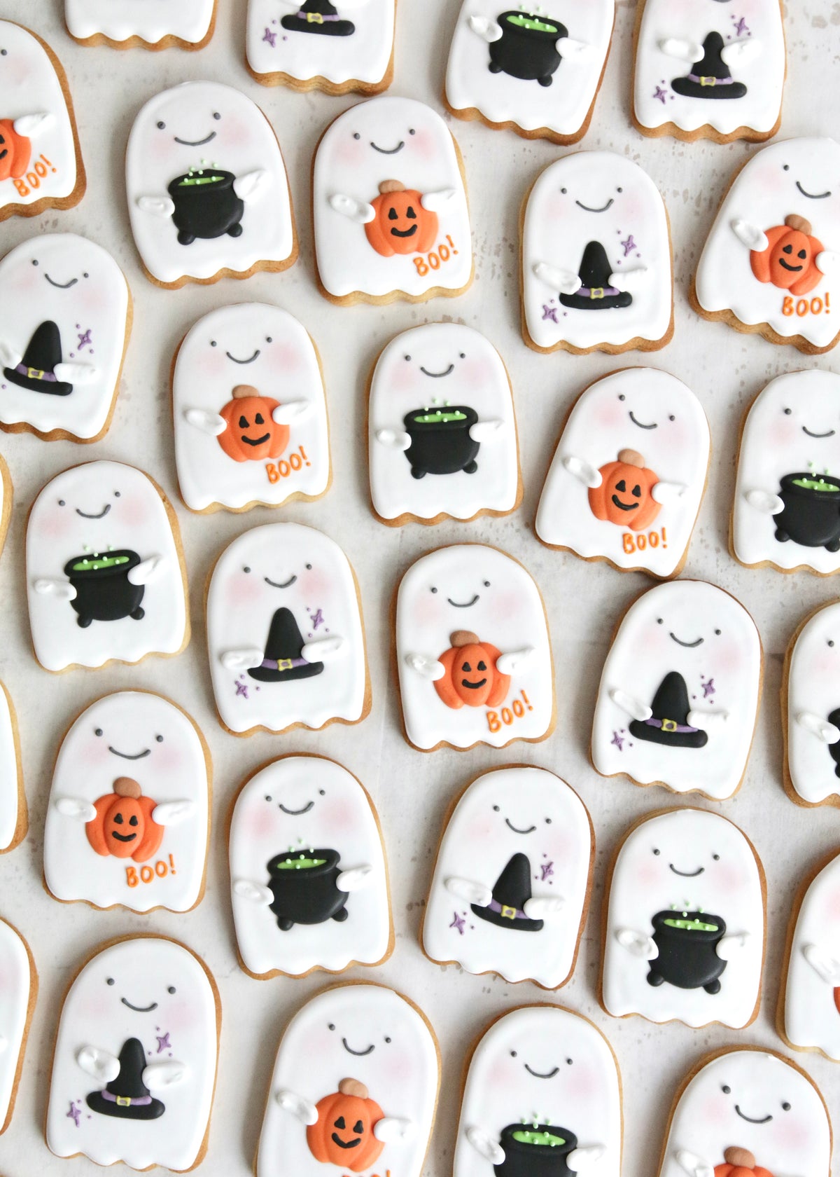 Halloween Ghost Biscuits