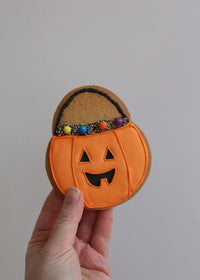 Trick or Treat Pumpkin Biscuits