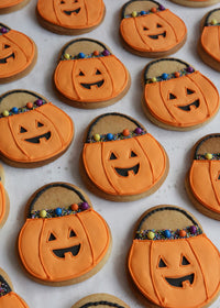 Trick or Treat Pumpkin Biscuits