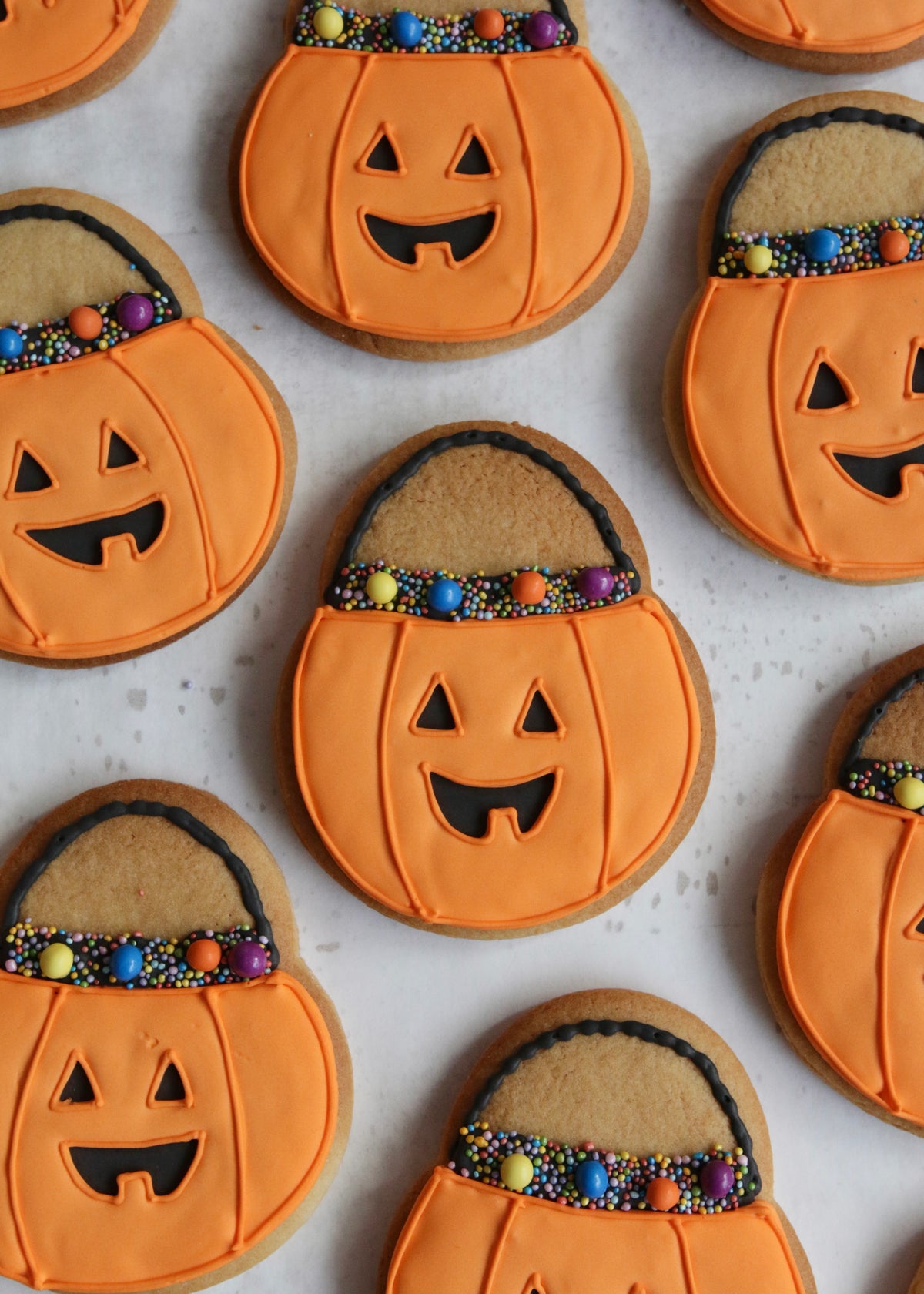 Trick or Treat Pumpkin Biscuits