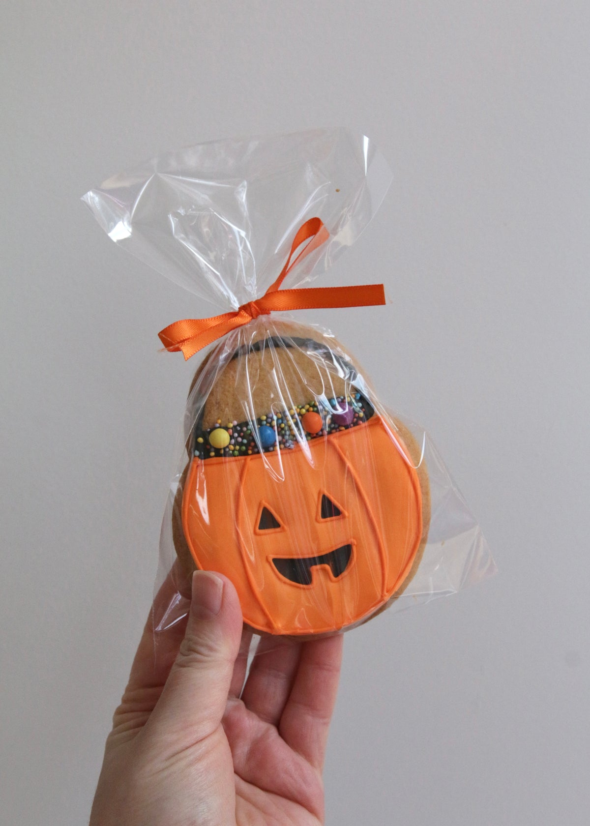 Trick or Treat Pumpkin Biscuits