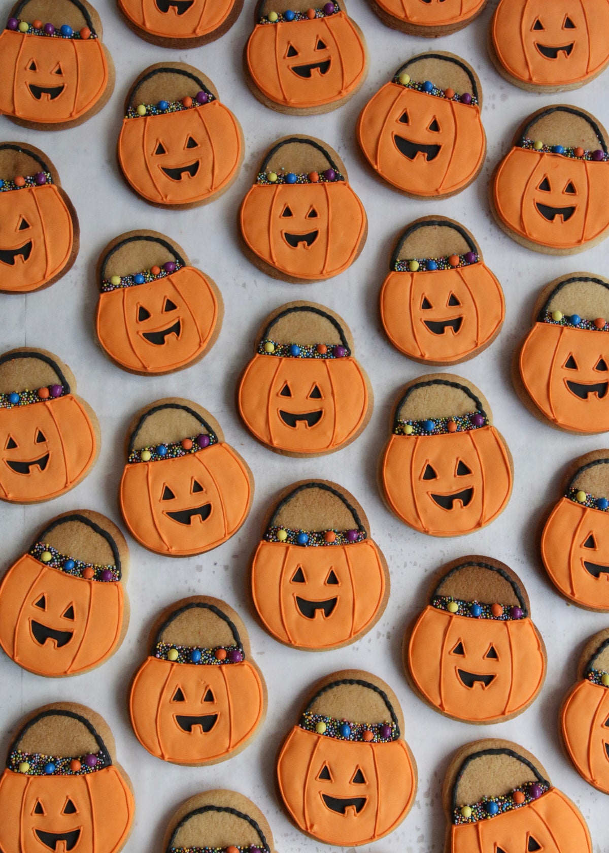 Trick or Treat Pumpkin Biscuits