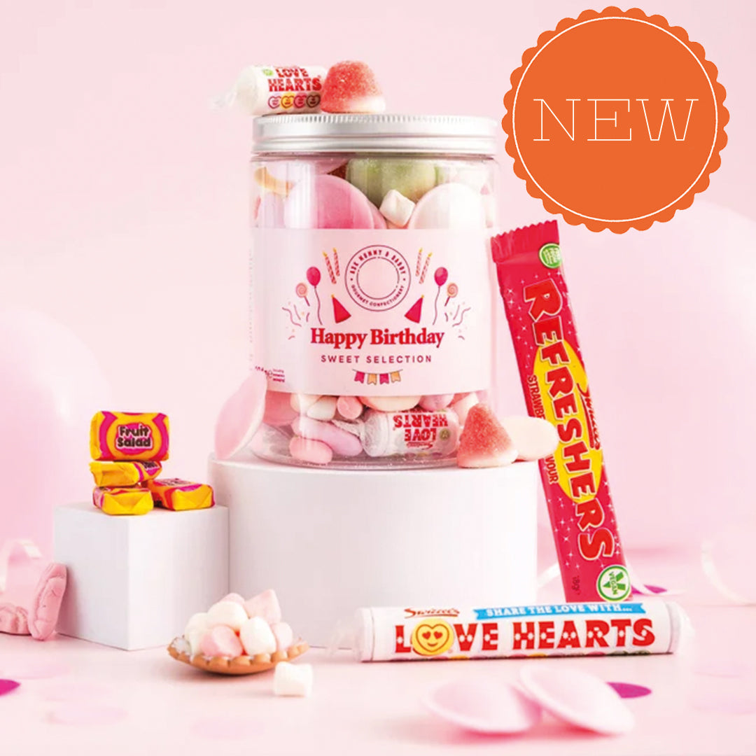 'Happy Birthday' Pink Sweetie Share Tub