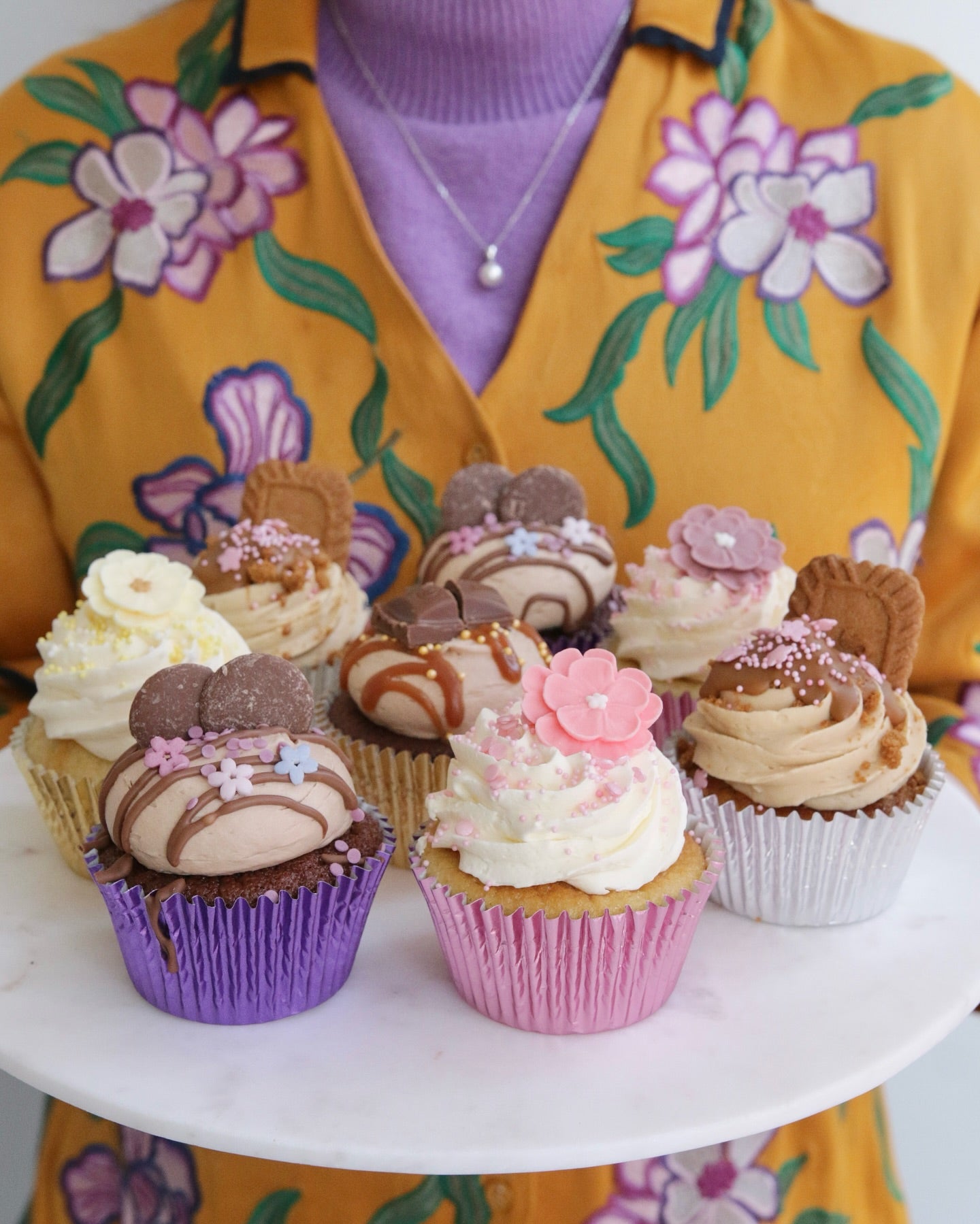 Box of Mixed Mother's Day Cupcakes