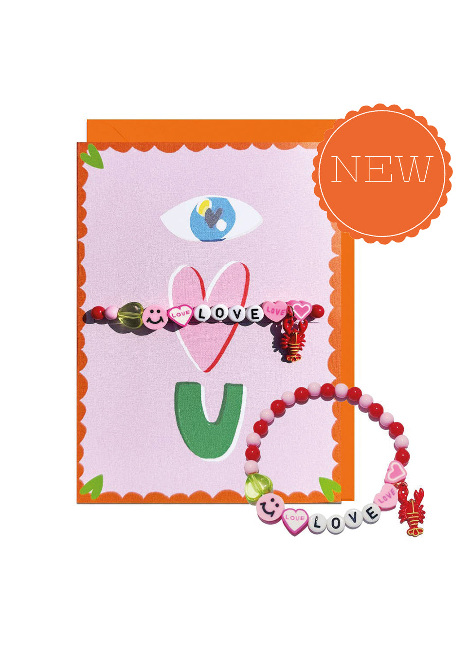 Eye Love U Friendship Bracelet Card
