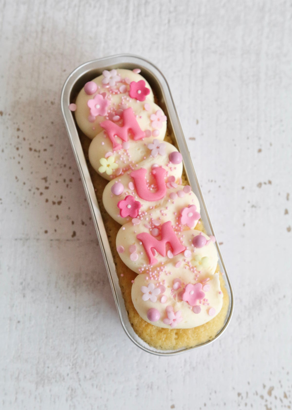 Mother's Day Little Loaf Cake with Mum Message