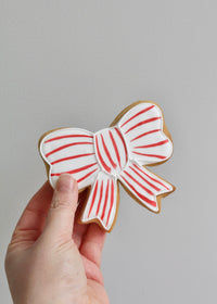 Festive Bow Biscuits