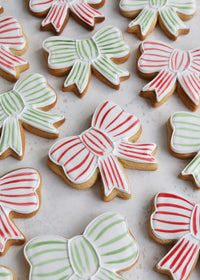 Festive Bow Biscuits