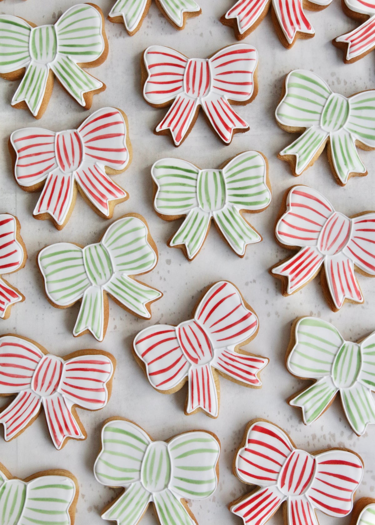 Festive Bow Biscuits