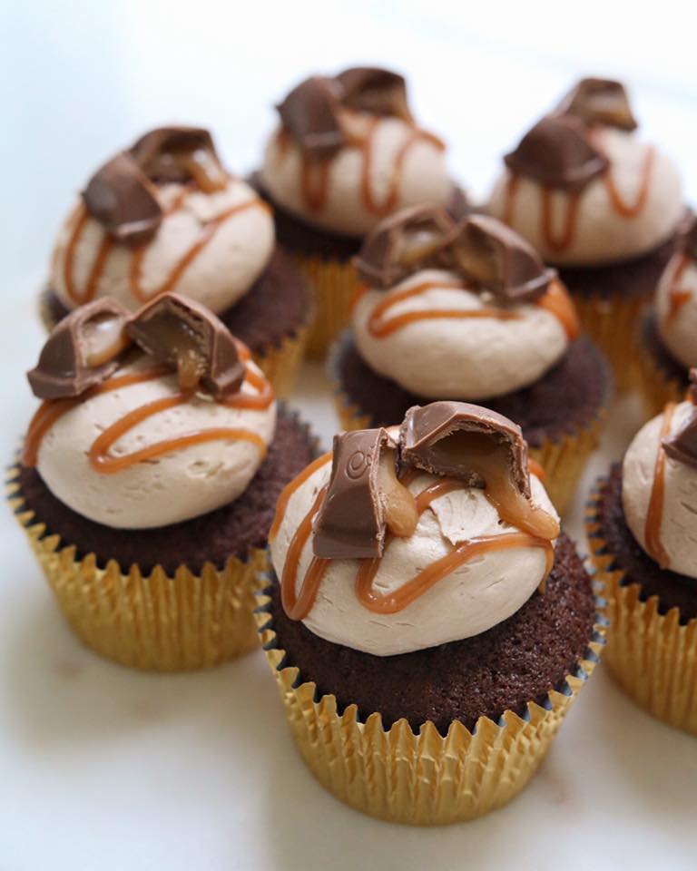 Box of 12 Chocolate Salted Caramel Cupcakes