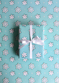 Snowflake Biscuits Wrapping Paper