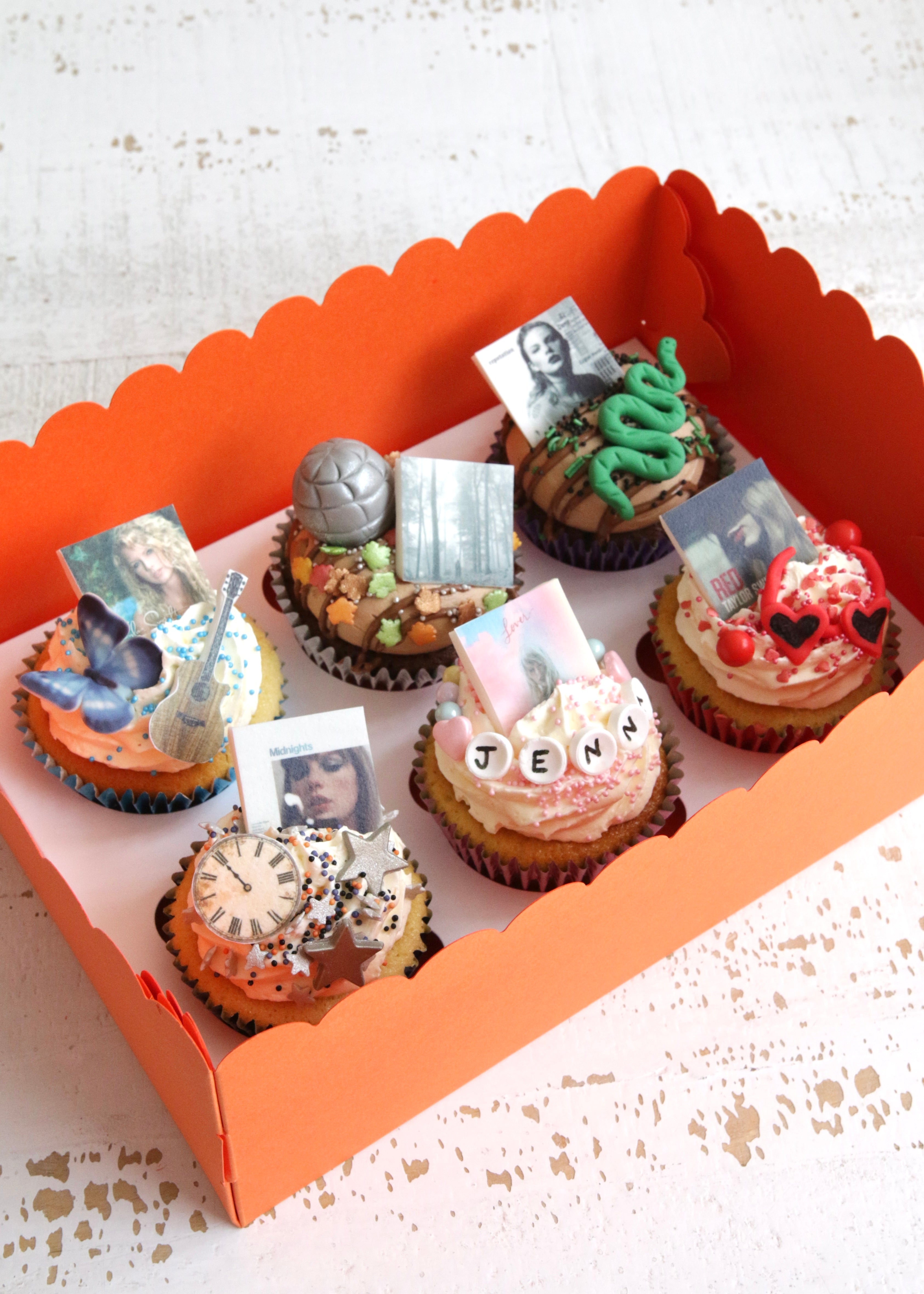 Taylor Swift Eras Cupcakes