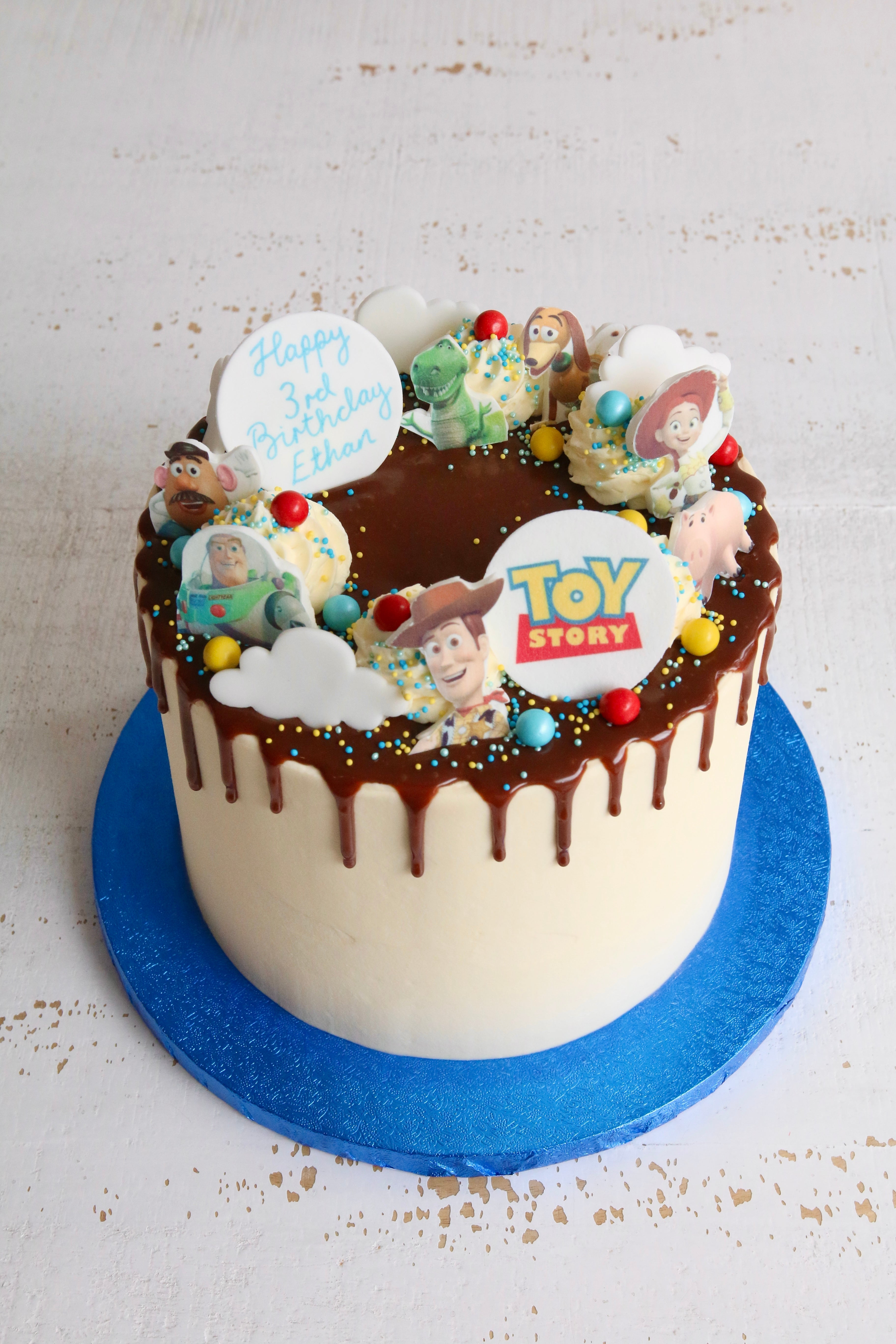 Toy Story Drip Cake