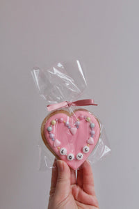 Valentine's Bracelet Biscuit with Love Message Packaged