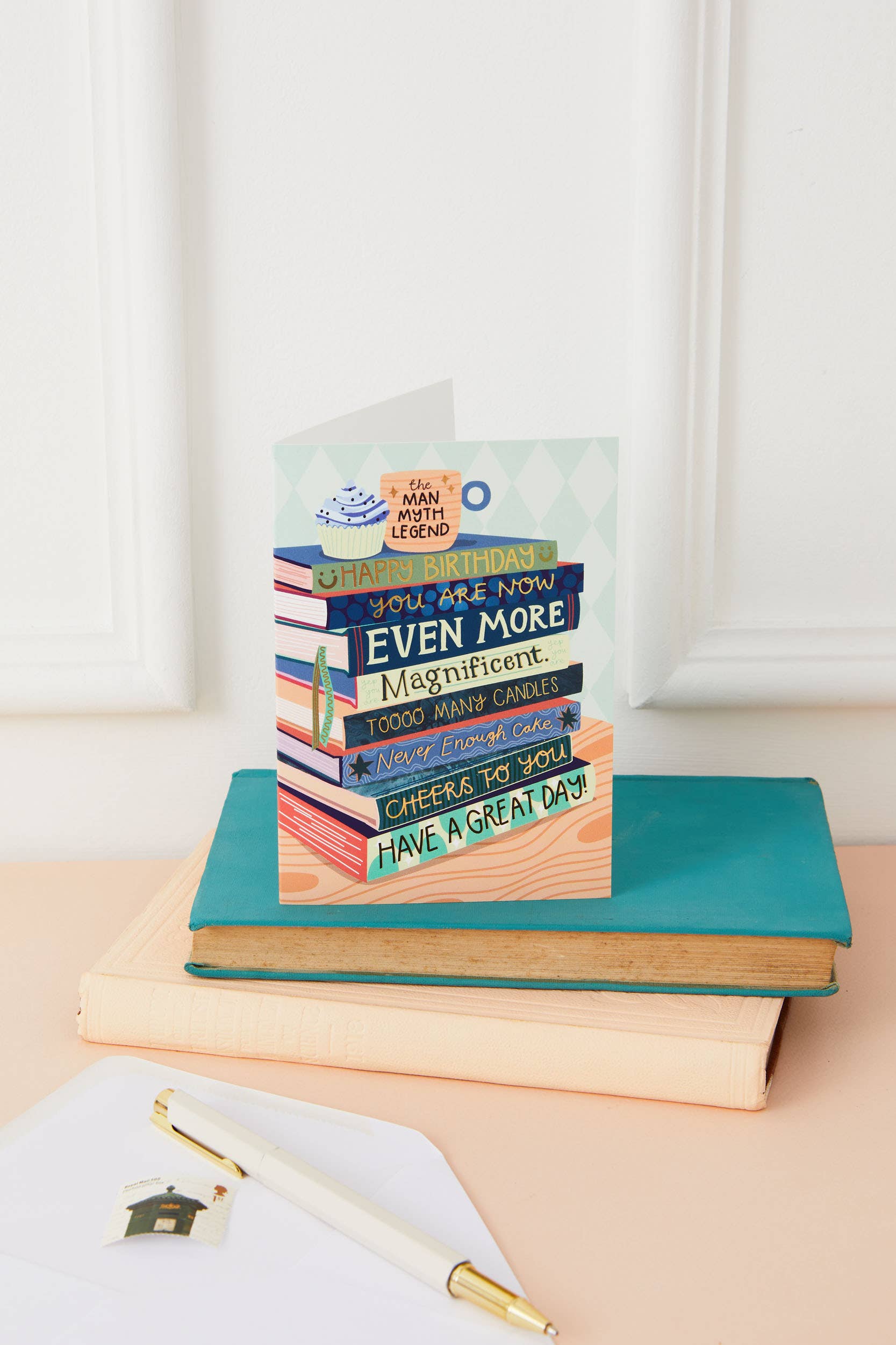 'Even More Magnificent Birthday' Bookish Birthday Card for Him