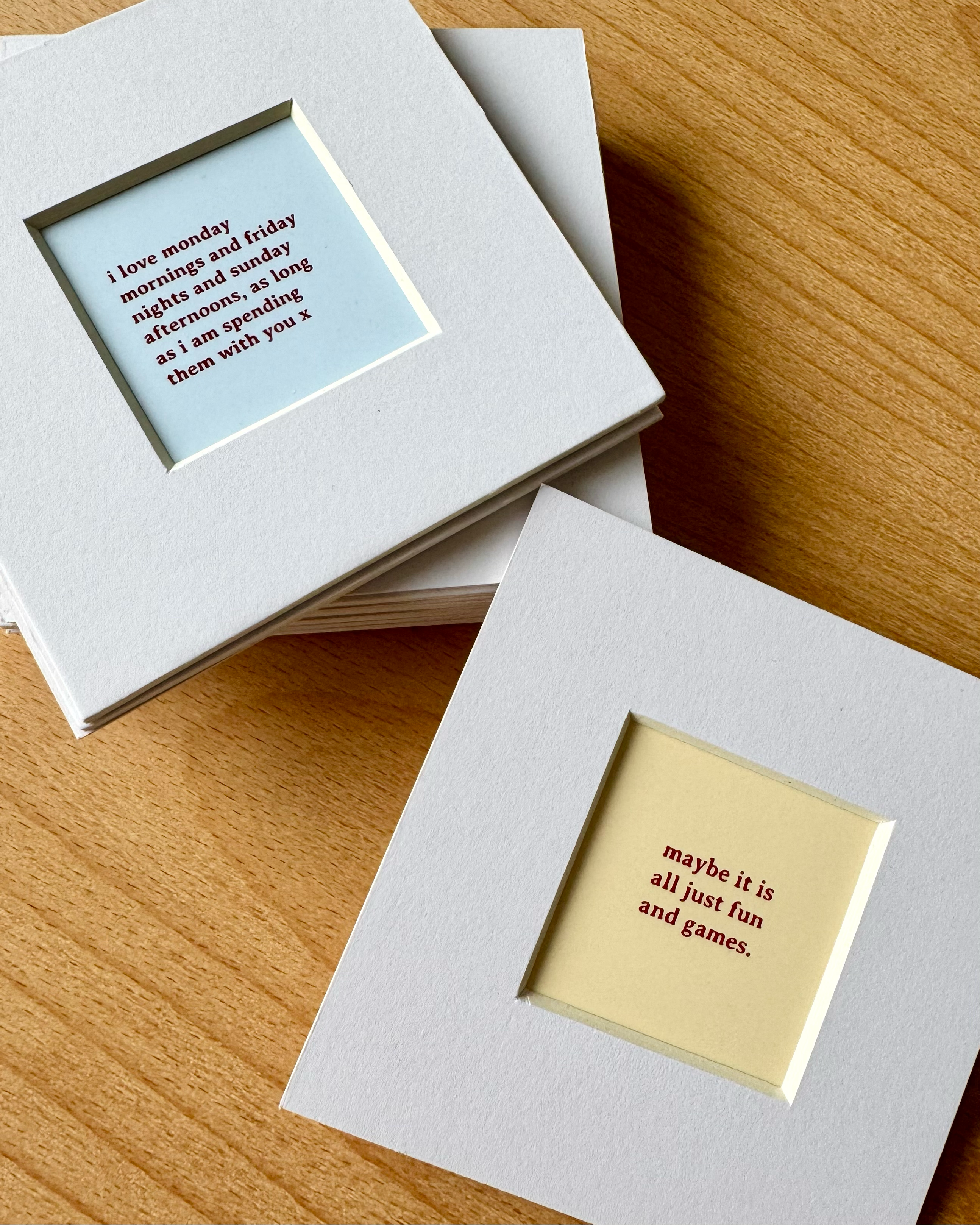 Monday Mornings Mini Mounted Print