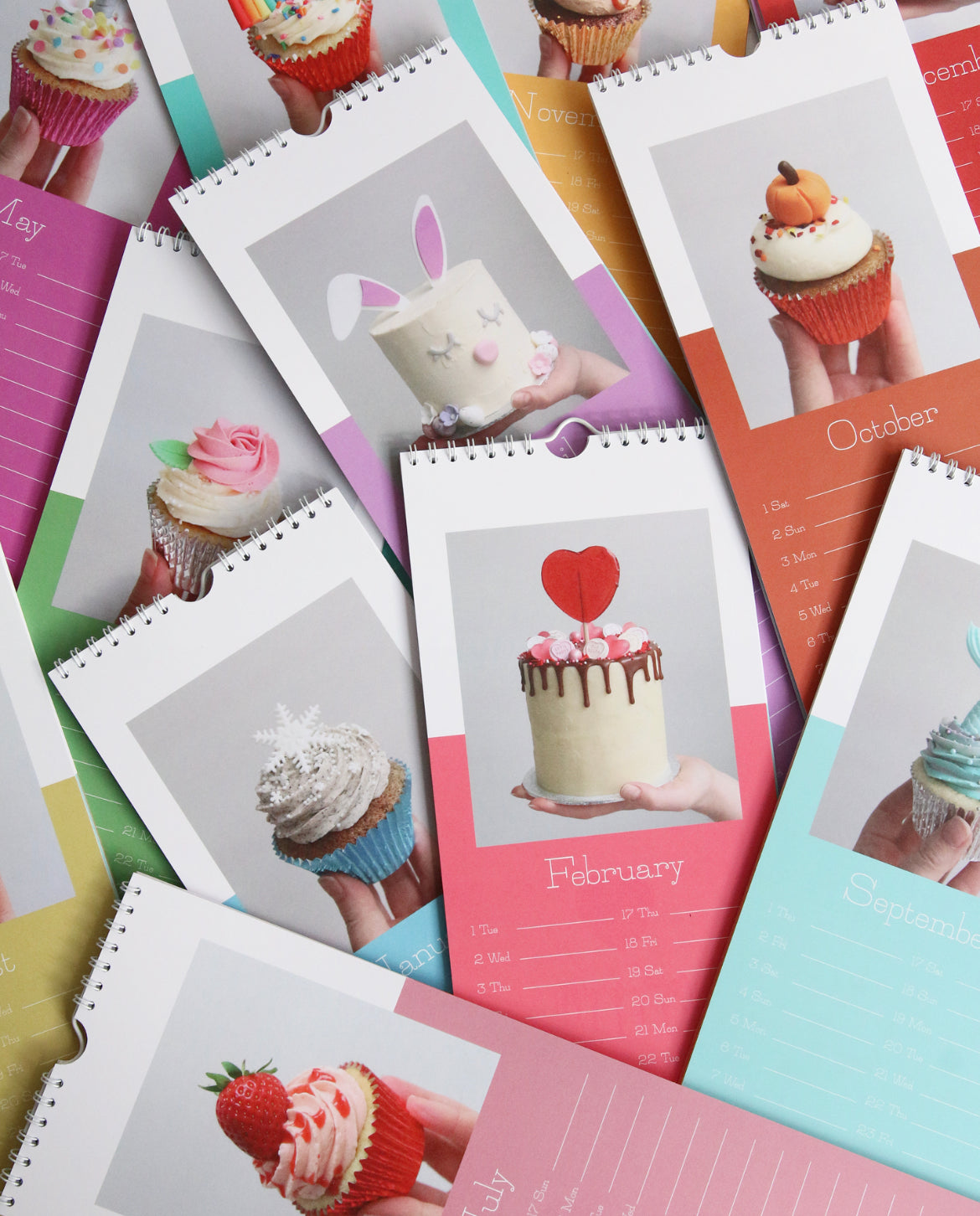 Afternoon Crumbs 2022 Cake & Cupcake Wall Calendar Pages