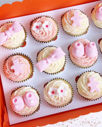Pink Baby Cupcakes