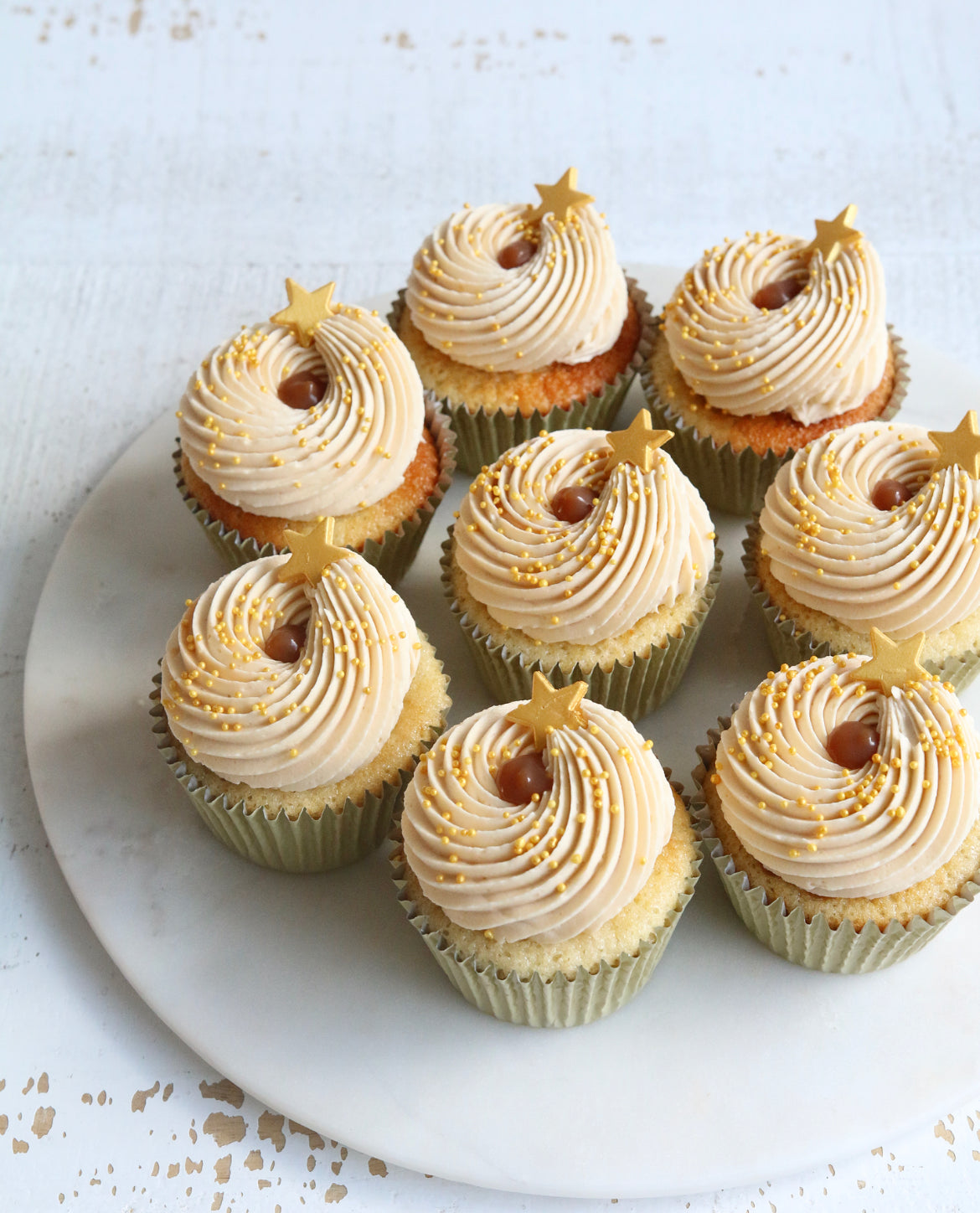 Banana Caramel Cupcakes