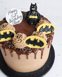Batman Drip Cake
