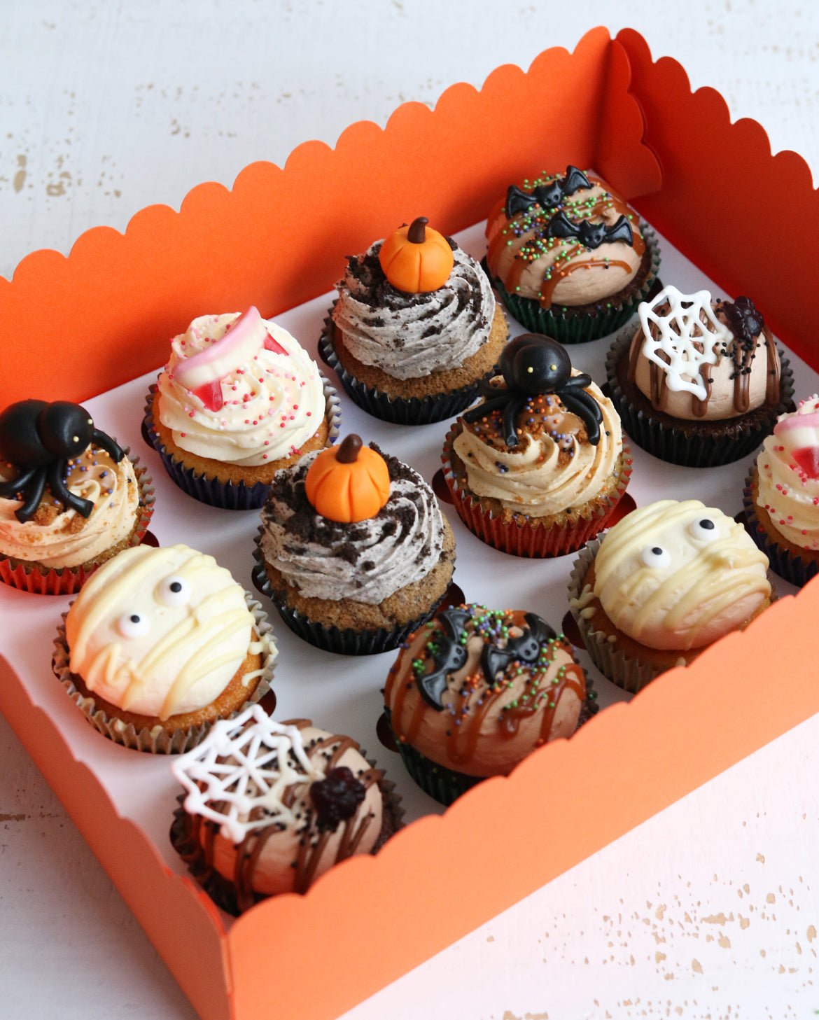Happy Halloween Mixed Cupcakes