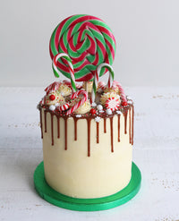 Christmas Candyland Drip Cake