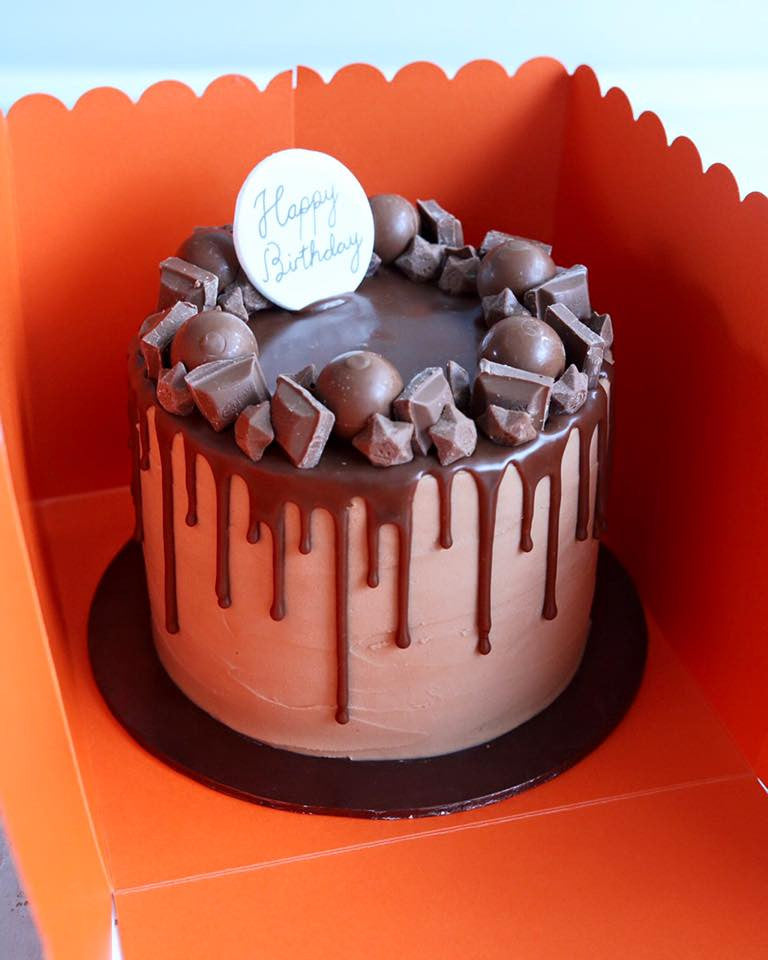 Chocolate Drip Cake in Box
