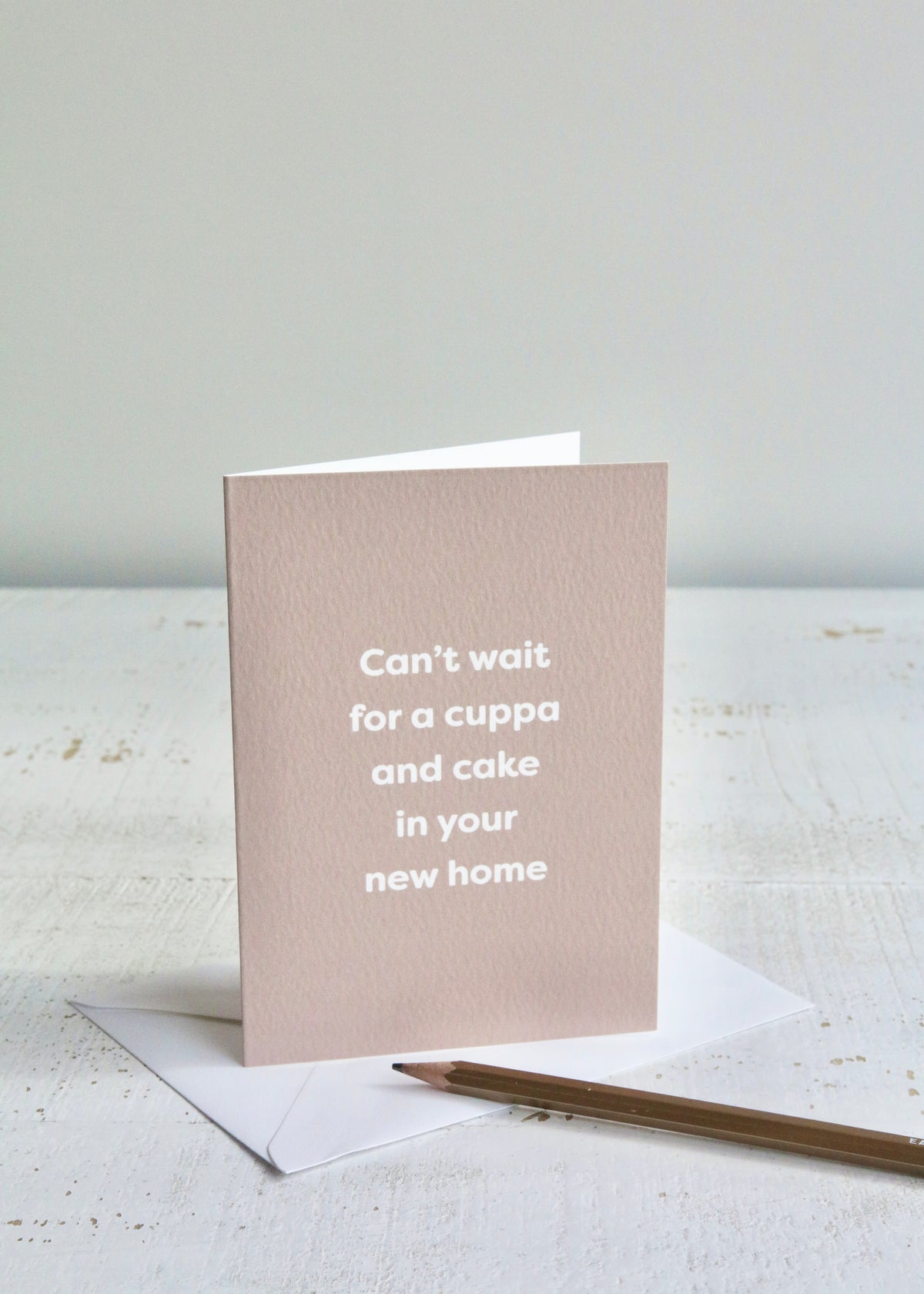 Cuppa and Cake In Your New Home Card