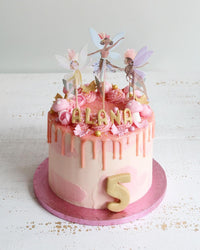 Fairy Buttercream Drip Cake