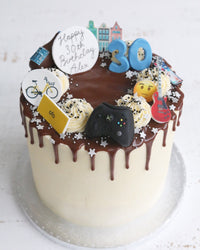 Favourite Things 30th Birthday Drip Cake