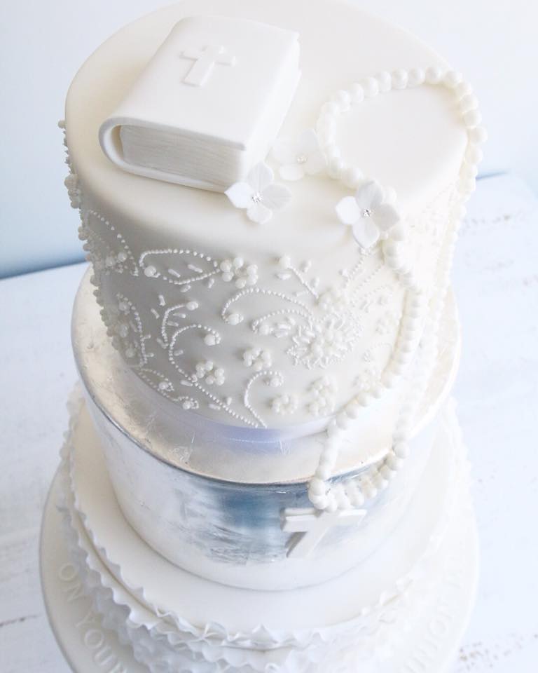 Bible First Holy Communion Cake