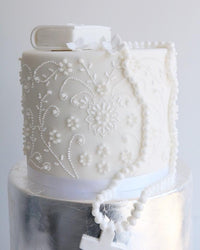 Rosary Bead First Holy Communion Cake